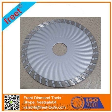Sintered Wet Cutting Diamond Saw Blade Turbo Blade