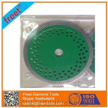 Sintered Wet Cutting Diamond Saw Blade Turbo Blade