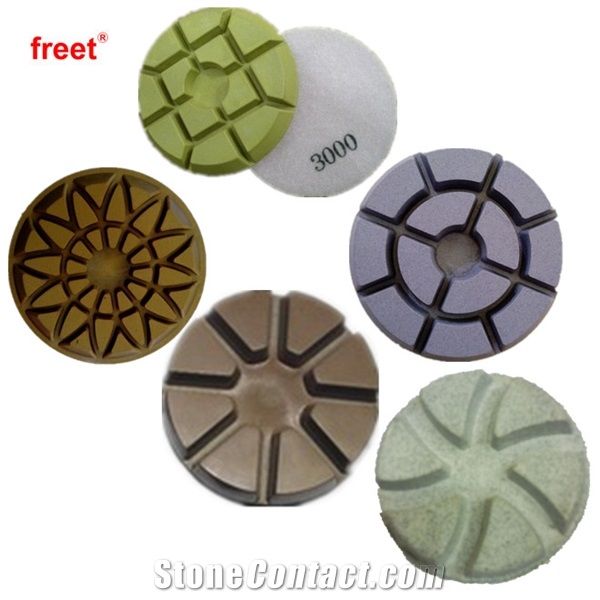 Stone Concrete Floor Diamond Polishing Pads
