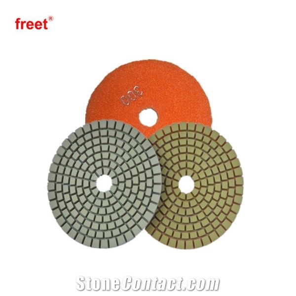 Stone Wet& Dry Diamond Polishing Pad 4 - 10