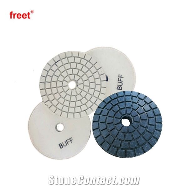 Wet Buff Pad Diamond Polishing Pad for Stone 100mm