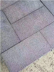 China Black Basalt Bush Hammered Paver