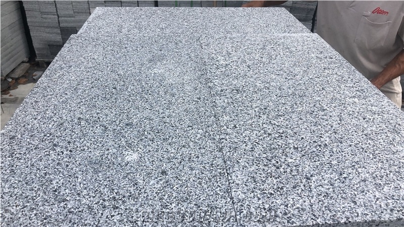 Hainan G654 Dark Grey Pool Coping,Pool Paver Piece Flamed/Brushed