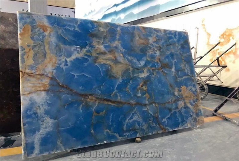 Blue Onyx from Iran