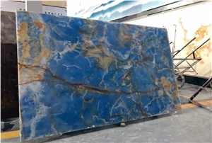 Blue Onyx from Iran
