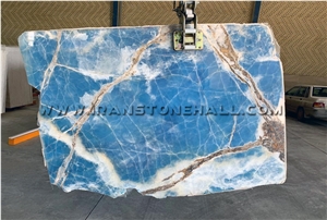 Blue Onyx from Iran