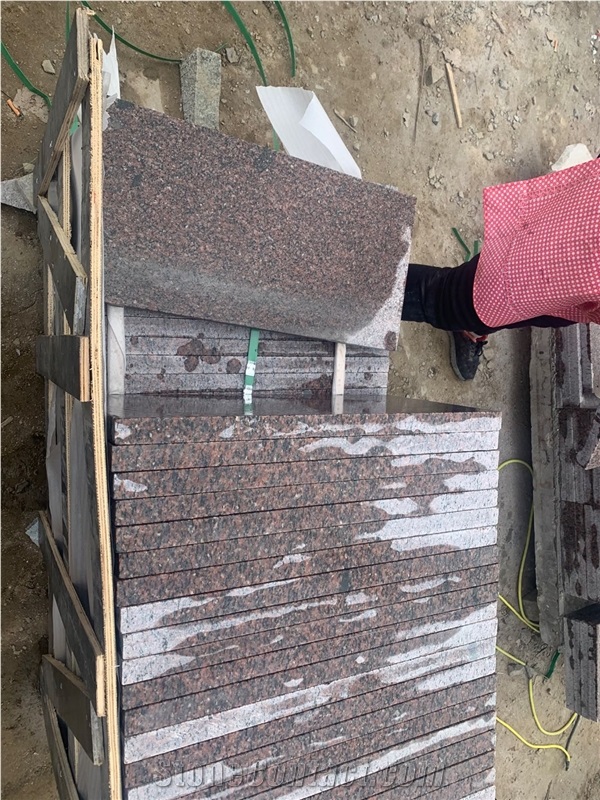 G352 Marshal Red Granite Paver Tile