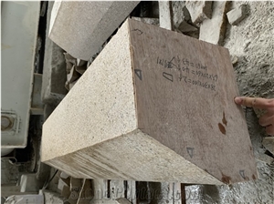G682 Rustic Yellow Granite Kerbstone