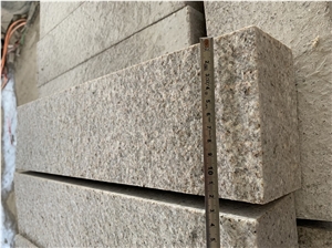 G682 Yellow Rustic Granite Flamed Steps