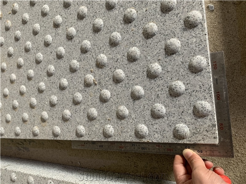 New G603 Sesame White Granite Paver Tactile