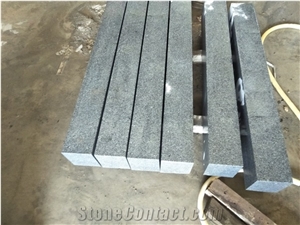 New G654 Sesame Black Impala Granite Kerbstone