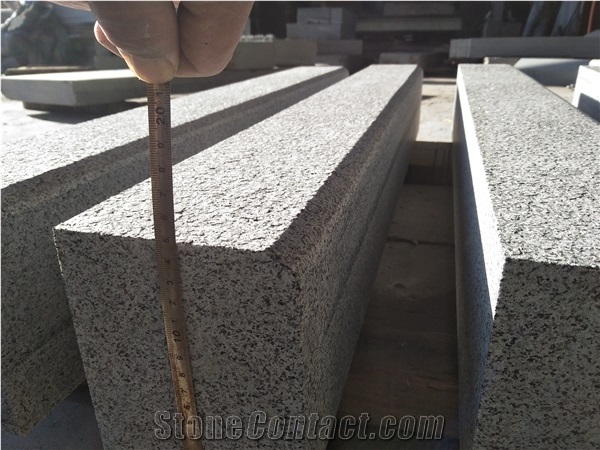 New G654 Sesame Black Impala Granite Kerbstone