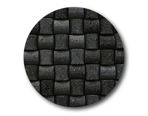 Bali Black Lava Stone Wall Cladding Mosaic