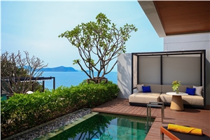 Green Sukabumi Stone Rustic Pool Wall Tiles