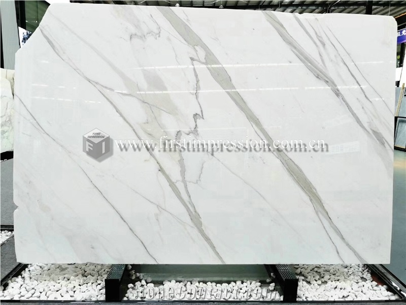 Italy Marble Calacatta Gold Slabs for Bookmatch