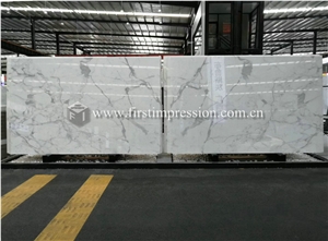 Luxury Italy Marble Calacatta Gold Slabs for Wall