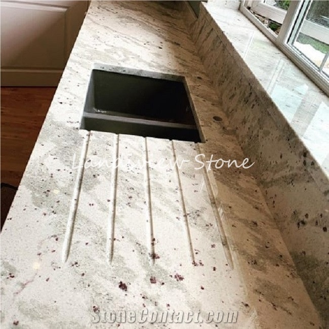 Andromeda White Granite Crystal Lanka Granite