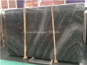 Antique Silver Brown Wave Marble Slab