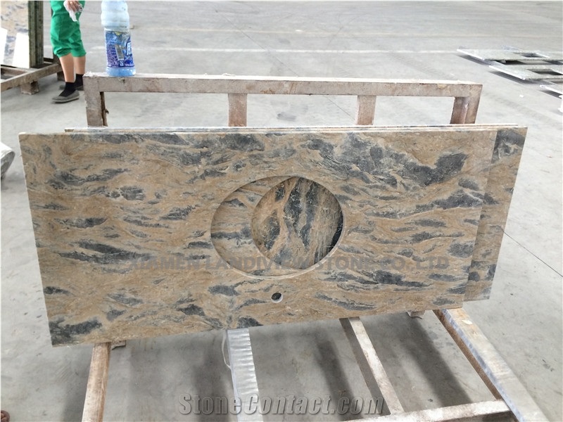 Apollo Marble Prefab Kitchen Countertop