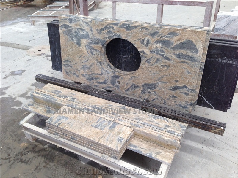 Apollo Marble Prefab Kitchen Countertop