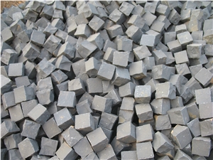 Back Lava Stone Cropped Setts Cube Stone Cobbles
