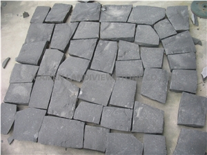 Basalt Black Flagstone Crazy Paving Basalt Black Flagstone Crazy Paving