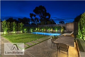Basalt Black Flagstone Crazy Paving