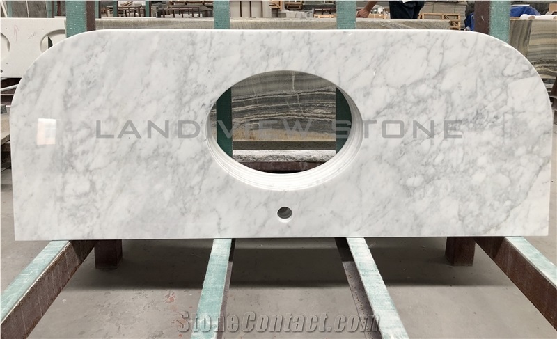 Bianco Carrara Marble Vanity Tops