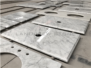 Bianco Carrara Marble Vanity Tops