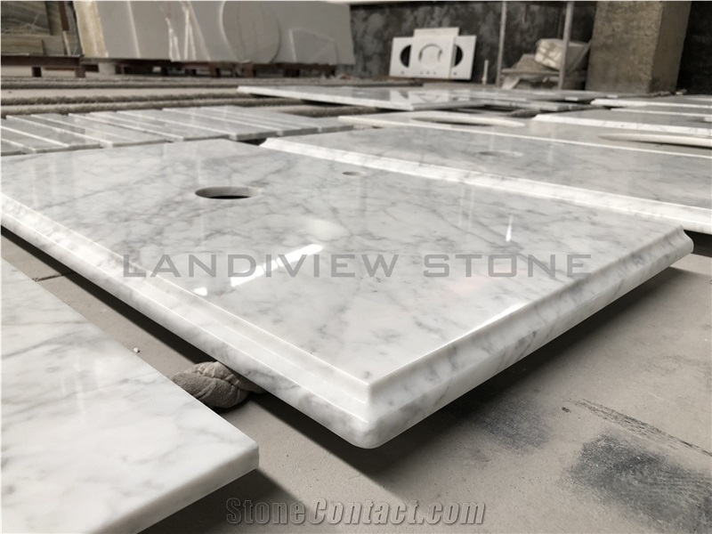 Bianco Carrara Marble Vanity Tops