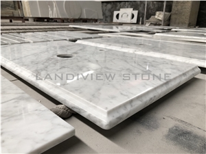 Bianco Carrara Marble Vanity Tops