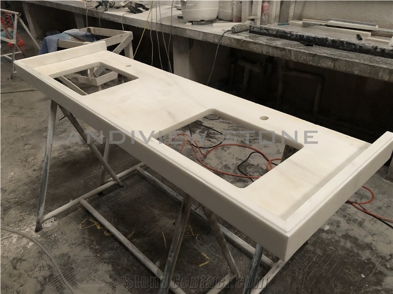 Bianco Dolomite Vanity Tops, Dolomite Countertops