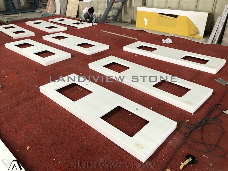 Bianco Dolomite Vanity Tops, Dolomite Countertops