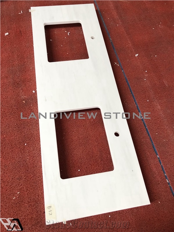 Bianco Dolomite Vanity Tops, Dolomite Kitchen Tops