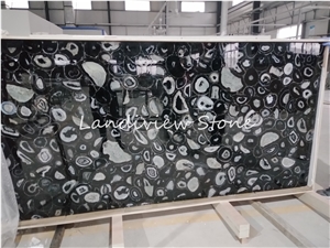 Black Agate Black Gemstone Luxury Natural Black