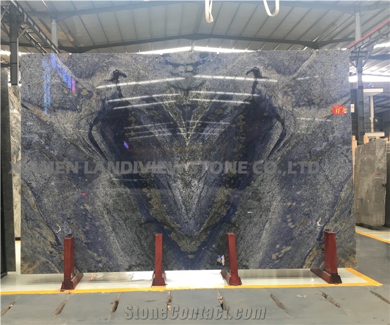 Blue Bahia Granite Slabs Floor Tiles