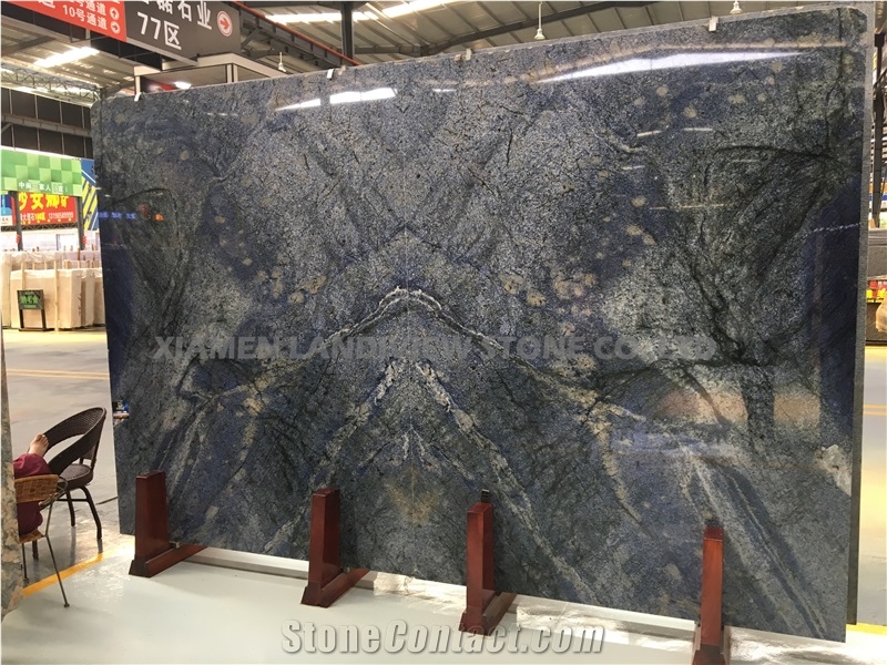 Blue Bahia Granite Slabs Floor Tiles