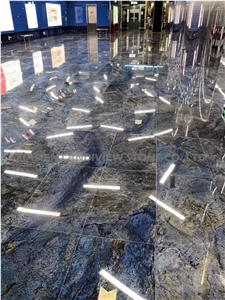 Blue Bahia Granite Slabs Floor Tiles