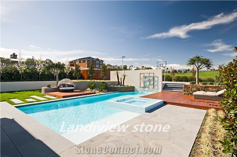 Blue Stone Random Pattern Bluestone Cobble Pavers