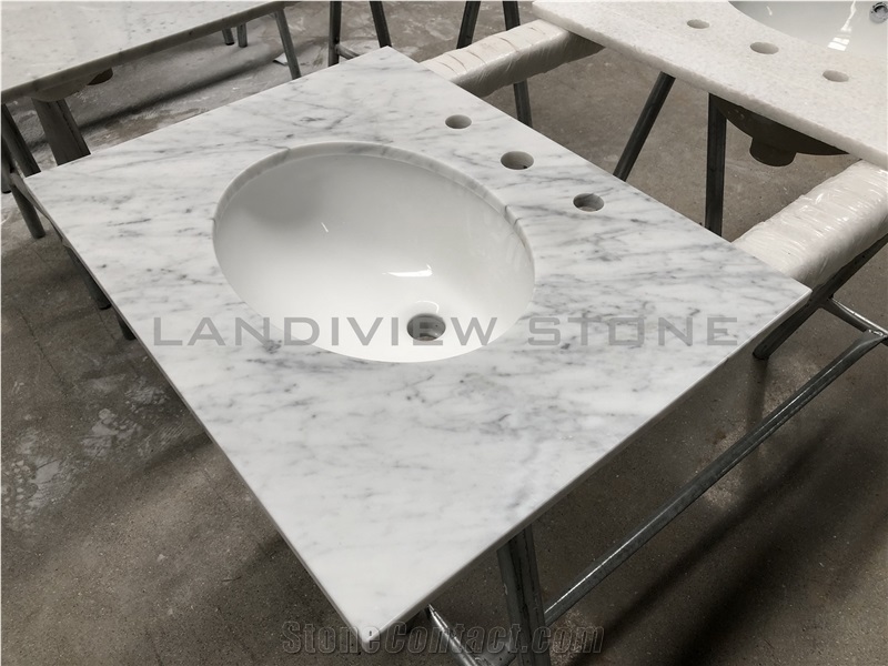 Carrara Marble Countertops, Vanity Tops