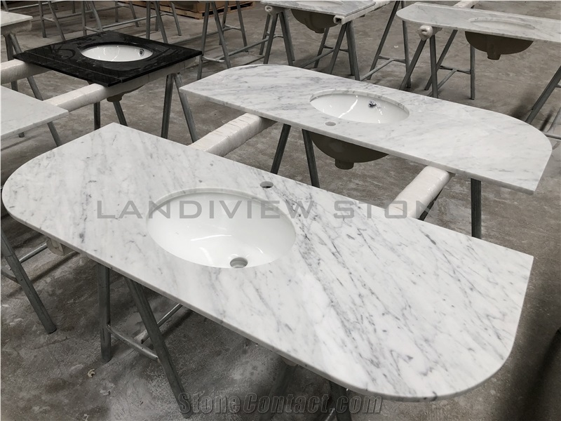 Carrara Marble Countertops, Vanity Tops