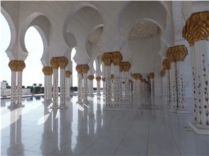 China Bianco Shangrila White Marble Tile