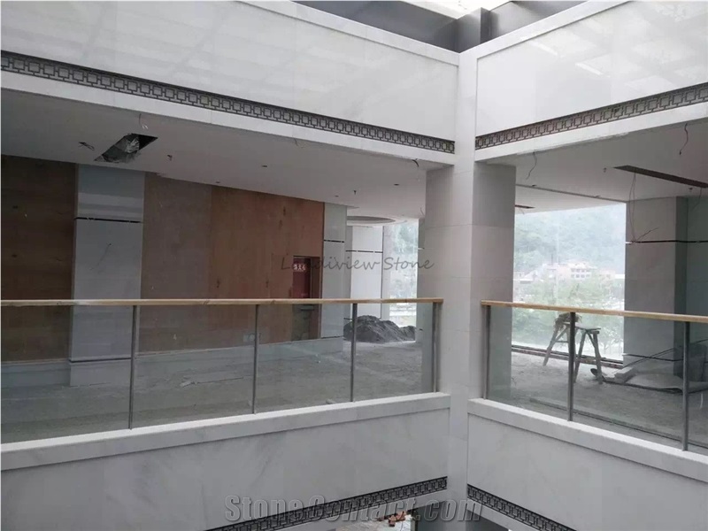 China Bianco Shangrila White Marble Tile