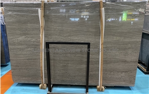 Classic Grey Wooden Crimea Marble Wall Cladding