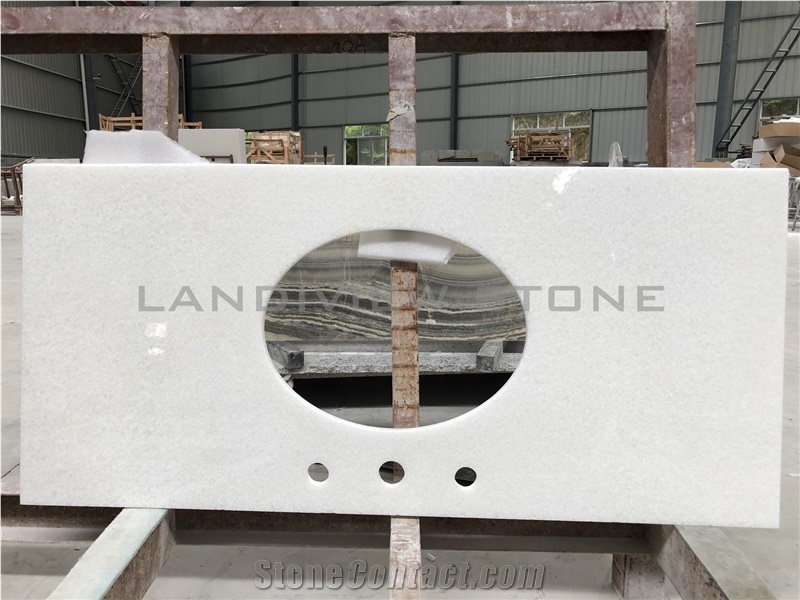 Crystal White Vanity Tops, Chinese Crystal White