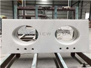 Crystal White Vanity Tops, Chinese Crystal White