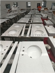 Crystal White Vanity Tops, Chinese Crystal White