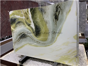 Dreaming Green, Sky Blue, Mint Green Marble Slabs