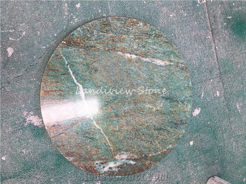 Green Sukabumi Stone Bali Swimming Pool Tiles Wall