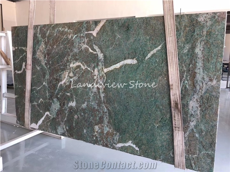 Green Sukabumi Stone Bali Swimming Pool Tiles Wall